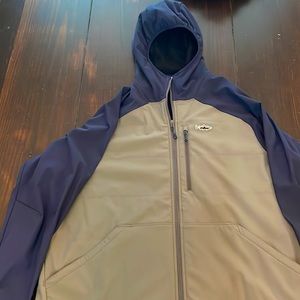 Men’s XL Patagonia fleeced lined fly fishing jacket